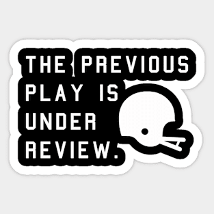 Under review Sticker